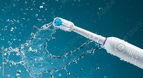 Electric Toothbrush Cleaning Power Water Splashing, Fresh Breath