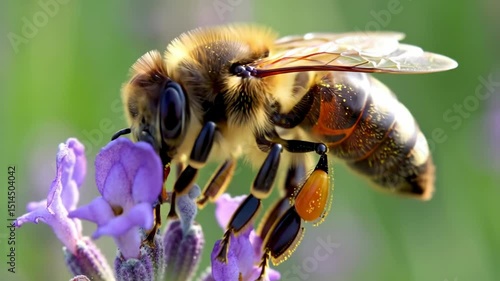 Honeybee on Lavender