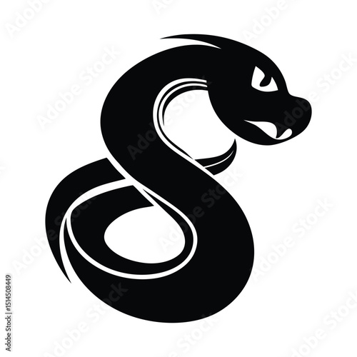 S Snake Vector, 
Snake Slytherin Vector.