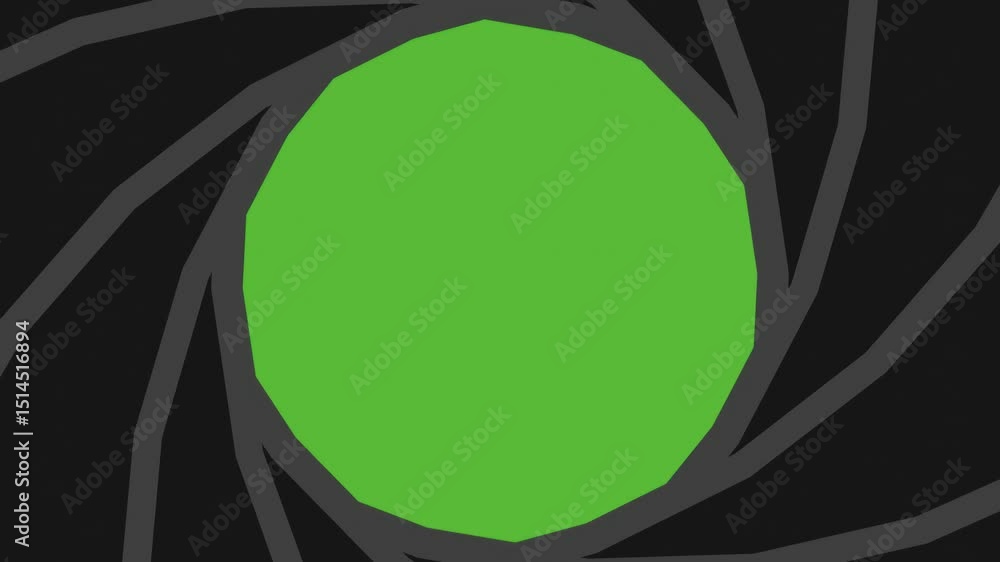 Shutter camera film transition on green screen overlay snap shot lens lens simple dslr device focus.