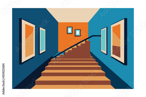 corridor of the building