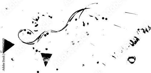 Colorful confetti, party flags isolated on white background.set of colorful ribbons
