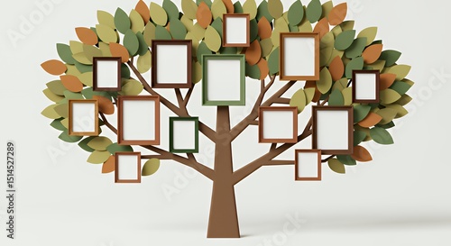 Family Tree Photo Frames: A Symbolic Representation of Generations and Ancestry