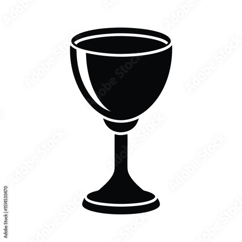 Goblet Icon Vector Isolated with Flat and Clean Look