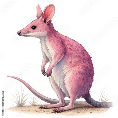 Pink Kangaroo Character