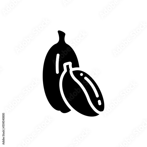 Open Cardamom Pod Showing Seeds Inside on White Background