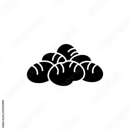 Rounded Gnocchi Pasta Lumps Close Up Fresh Cooked Food