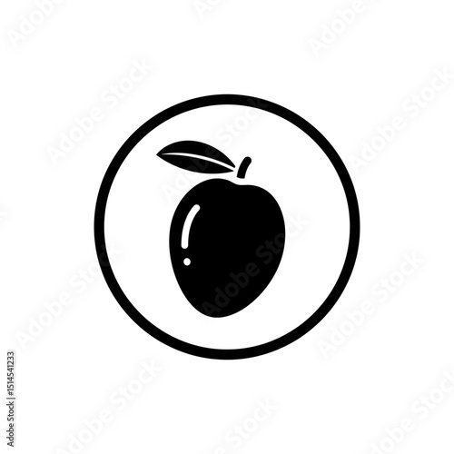 Round shaped sapodilla fruit isolated on white background