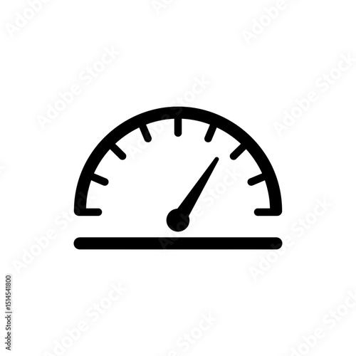 Fuel indicator showing low fuel level on dashboard gauge