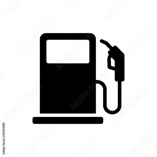 Fuel icon with plug end symbolizing electric vehicle charging