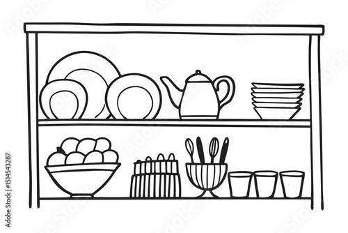 set of kitchen utensils