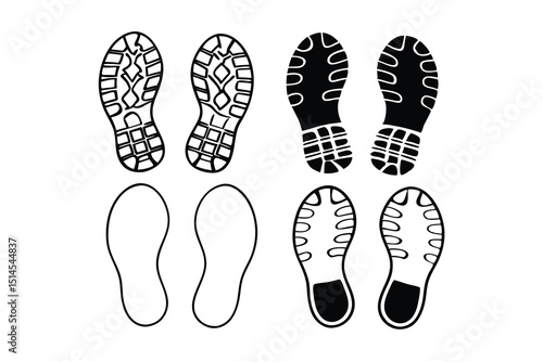 flip flops isolated on white background