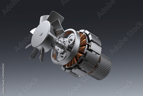 Photos Intelligent electrical motor electrical appliances motor exploded diagram decomp
