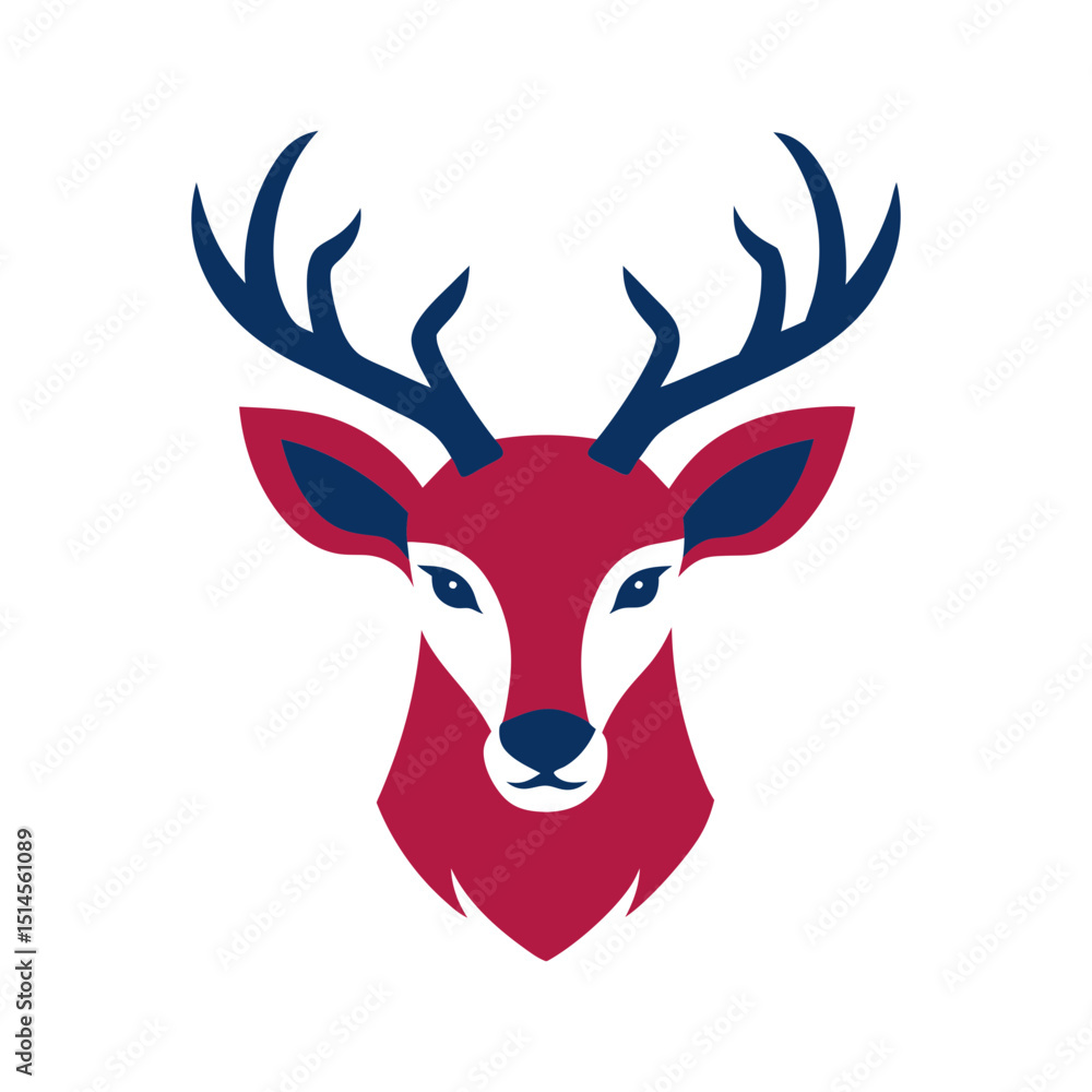 Naklejka premium deer vector illustration