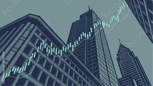 skyscrapers in the city