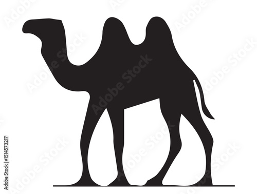 camel silhouette vector