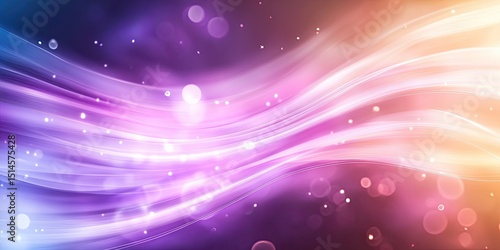 Abstract musical notes and wavy background with copy space. extraordinary lighting