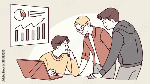 business people working on laptop