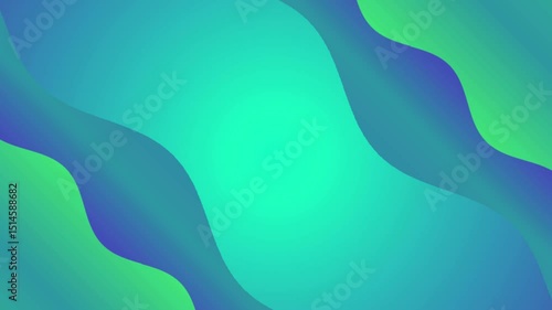 Blue-green gradient abstract background with fluid organic shapes, perfect for modern designs, presentations, or digital art.