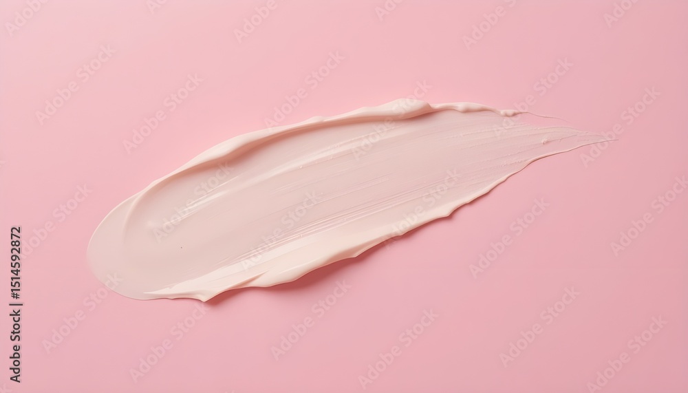 Creamy Cosmetic Texture Smear on Pink Background Smooth Skincare Product Design
Creamy Cosmetic Texture Smear on Pink Background Smooth Skincare Product Design