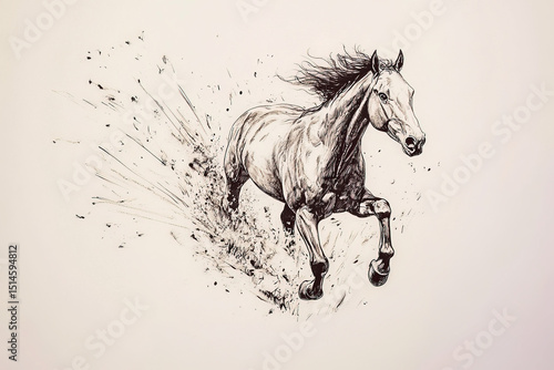 horse sketch