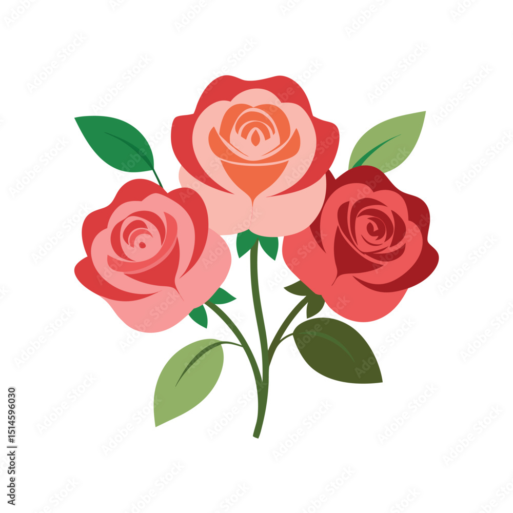 Fototapeta premium bouquet of red roses