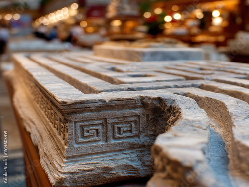 A detailed marble maze puzz...