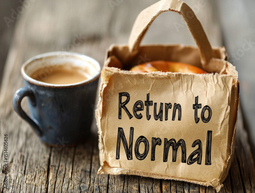 Return to Normal text writt...