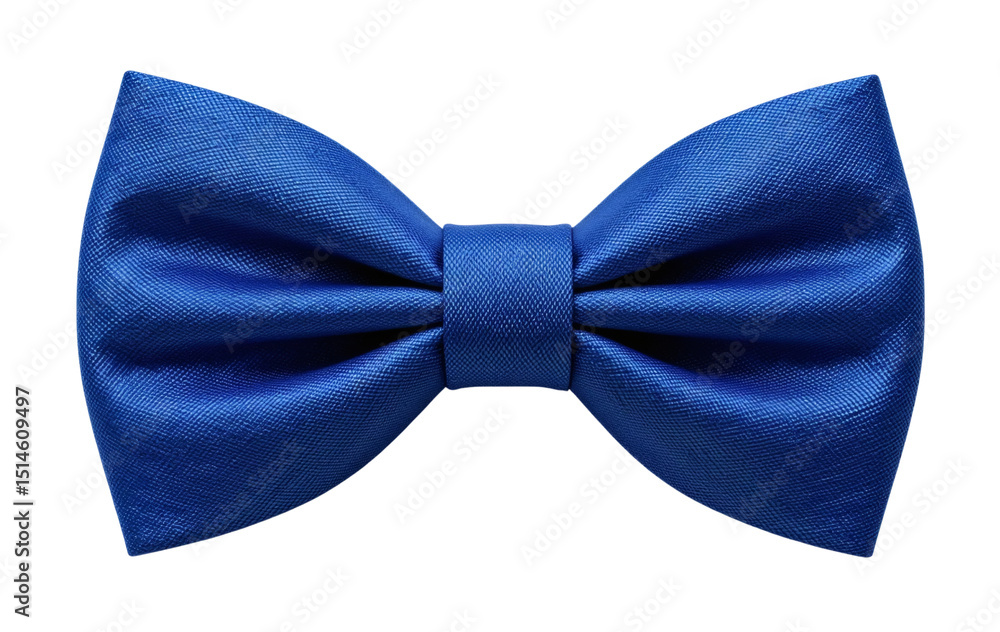 Blue bow tie isolated on transparent background, Formal men's accessory Blue bow tie isolated on transparent background, Formal men's accessory