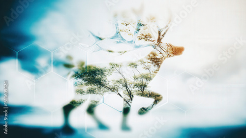 Eco-friendly background: de...