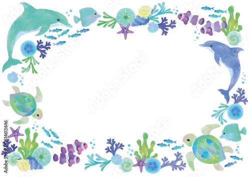 イルカ　ホヌ　フレーム