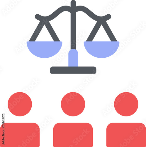 Witness Flat Icon