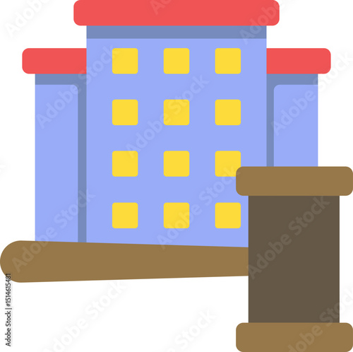 Property Law Flat Icon
