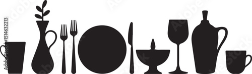 Black Silhouette Icon of Human Urinary Bladder Anatomy