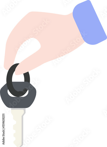 Give Key Flat Icon