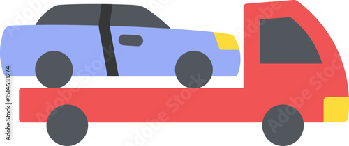 Car Truck Flat Icon
