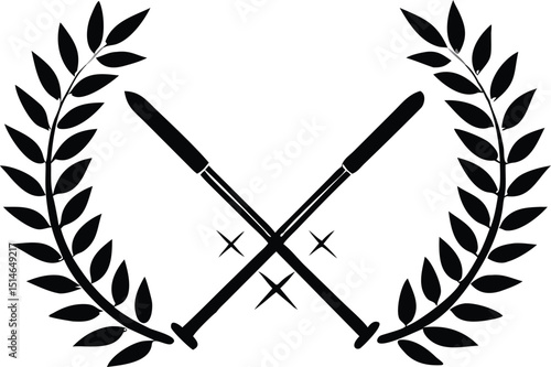 Victory Symbol vector Logo for Sports Teams, Championships, and Competitive Tournaments icon