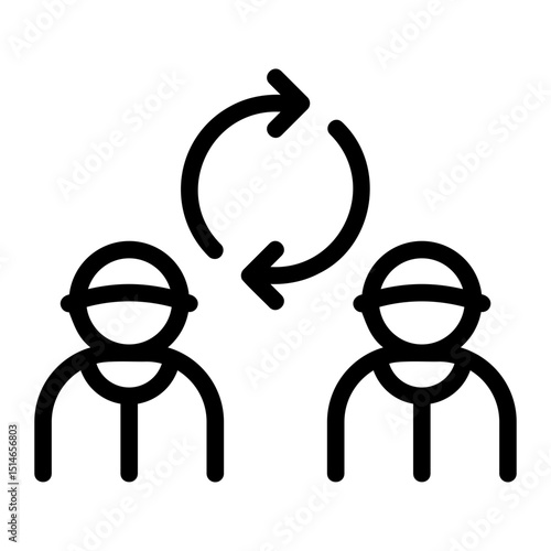 substitution line icon