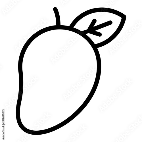mango icon line