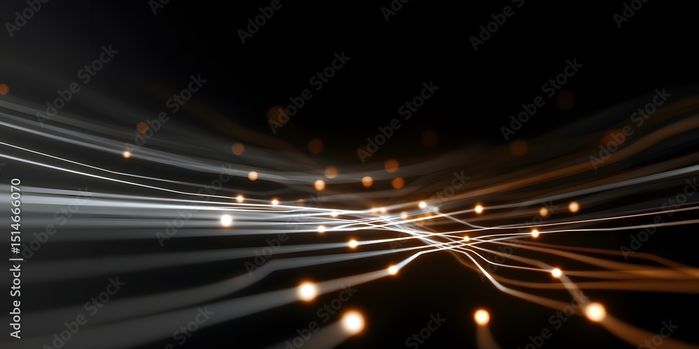 Fototapeta premium Abstract Technology Background Minimalist Circuit Lines Forming a Futuristic Shape