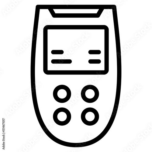 Gas Detector  Icon Element For Design