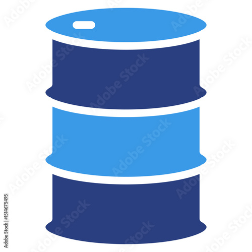 Oil Barrel  Icon Element For Design