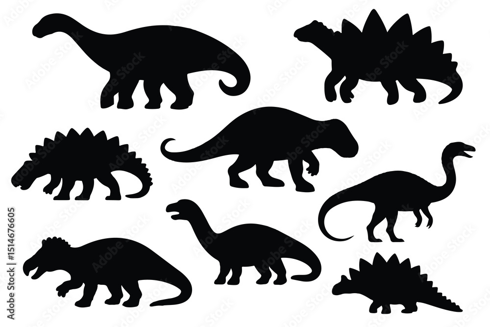 Dinosaur Silhouette T rex vector Dinosaur Silhouette T rex vector