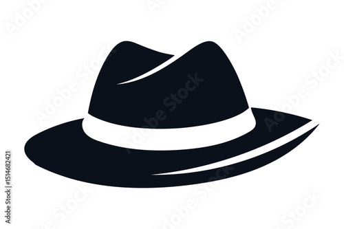 black hat vector illustration