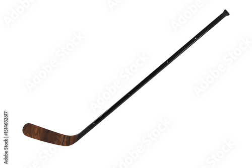 A hockey stick  on transparent background 