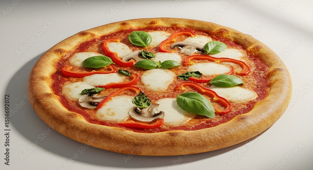 delicious pizza photo white background delicious pizza photo white background
