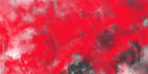 Abstract artistic rendering of dynamic red smoke and turbulent fluid forms