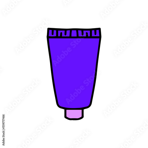 Wallpaper Mural Outlne skincare or makeup element stock. Various makeup products and cosmetics on a white background. Vector illustration Torontodigital.ca