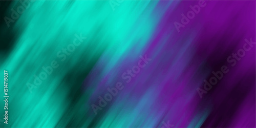 Abstract watercolor swirls of teal purple and black colors expressing artistic modernity