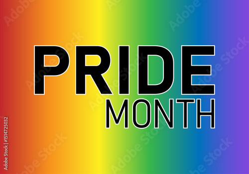 Fondo de degradado de los colores de la bandera lgbtq+ para el mes del orgullo